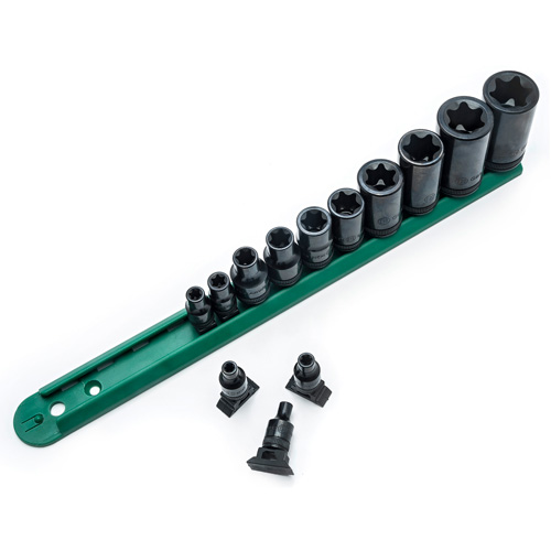 Jeu de douilles externes Torx, Prise 1/2"/1/4"/3/8" Auto-Cam