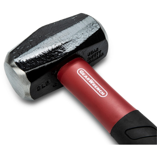 Drilling Hammer, 3 lbs., Fibreglass Handle, 11" L Auto-Cam