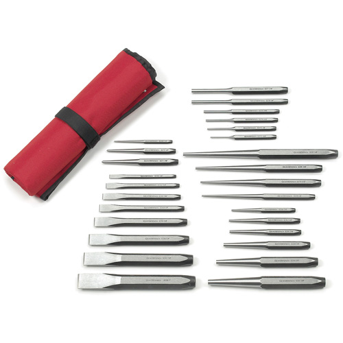 Punch & Chisel Set, 27 Pieces Auto-Cam