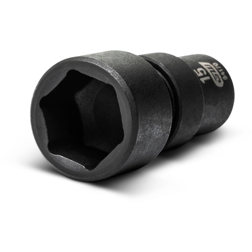 12-Piece 1/4" Drive 6 Point Universal impact Metric Flex Socket Set Auto-Cam