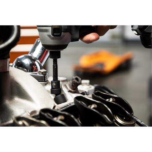 12-Piece 1/4" Drive 6 Point Universal impact Metric Flex Socket Set Auto-Cam