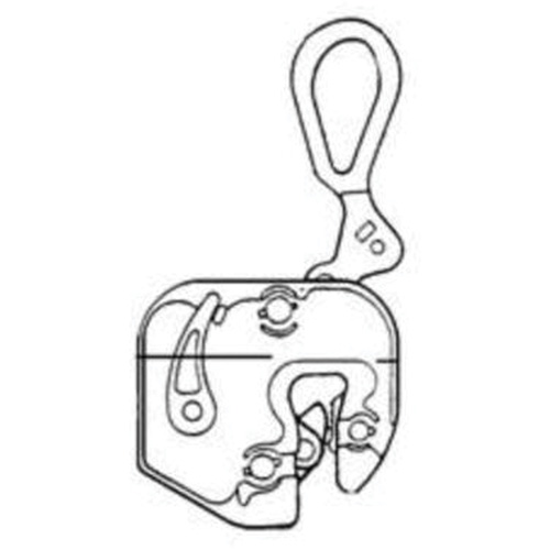 GXL Plate Clamp, 4000 lbs. (2 tons), 1/16" - 7/8" Jaw Opening Auto-Cam