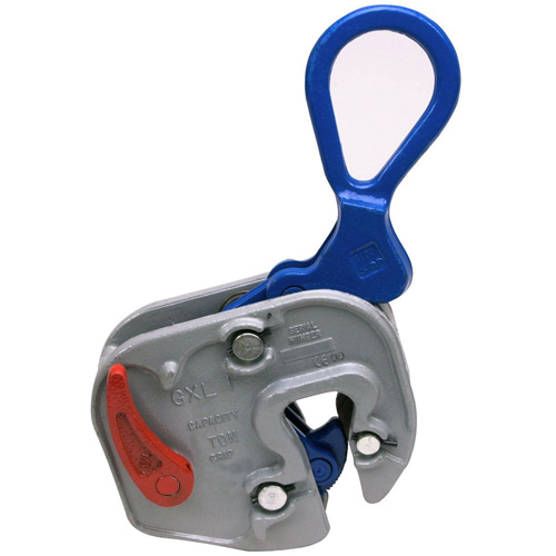 GXL Plate Clamp, 1000 lbs. (0.5 tons), 1/16" - 5/8" Jaw Opening Auto-Cam
