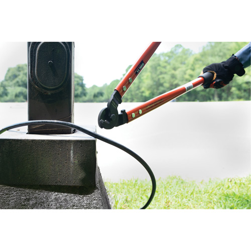 Cisaille pour c&acirc;bles et conducteurs en alu-acier, 28" Auto-Cam