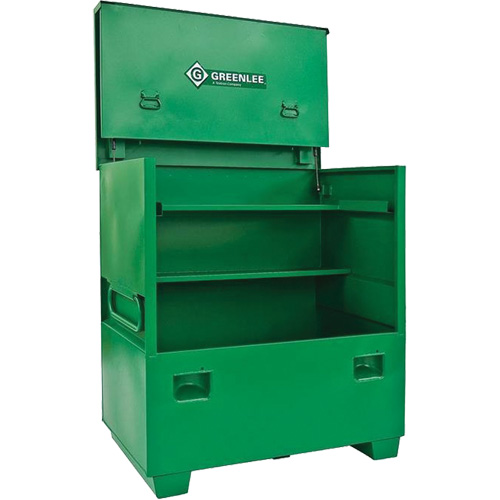 Jobsite Chest, 48" W x 30" D x Green Auto-Cam