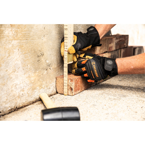 Red End&reg; Oversized Brick Mason Rule, 6' L, Wood, 1/16" Graduations Auto-Cam