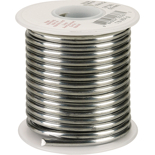 Common Solder, Lead-Based, 50% Tin 50% Lead, Solid Core, 0.09375" Dia. Auto-Cam