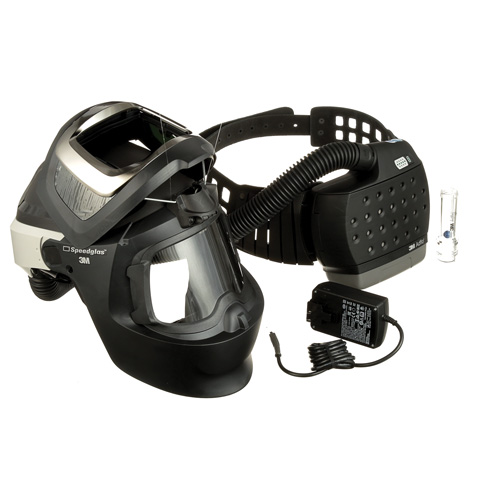 Adflo Powered Air Purifying Respirator, Welding Helmet, Lithium-Ion Battery Auto-Cam