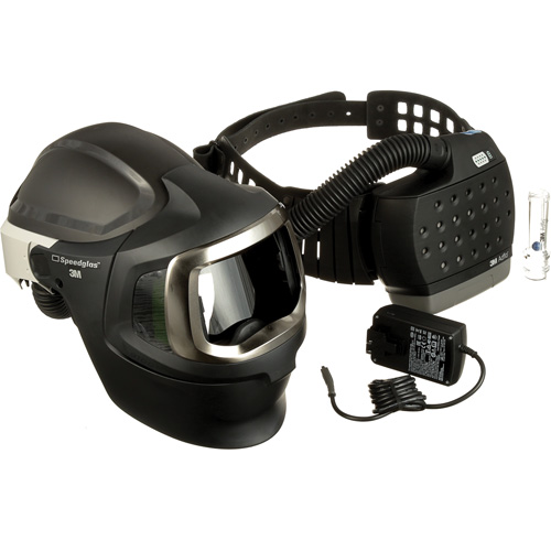 Adflo Powered Air Purifying Respirator, Welding Helmet, Lithium-Ion Battery Auto-Cam
