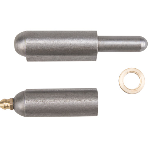 Charni&egrave;re &agrave; souder, 0,63" dia. x 3,937" lo, Acier doux a/goupille fixe en acier Auto-Cam