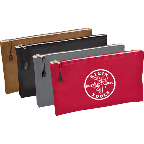 Poches &agrave; fermeture &agrave; glissi&egrave;re pour outils, paquet de 4, Porte-outil, Toile, 1 Poches Auto-Cam