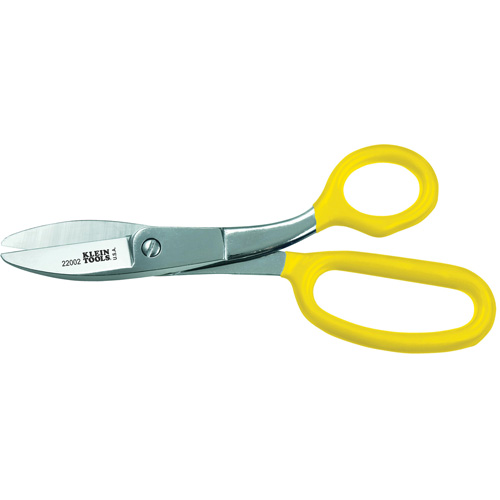 Large Broad Blade Utility Shear, 2" Cut Length, Rings Handle Auto-Cam