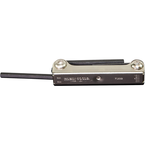 Folding Hex Key Set, 7 Pcs., Metric Auto-Cam