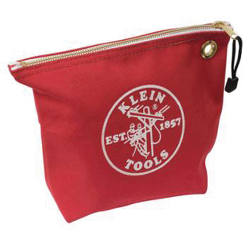Zipper Tool Pouch, Canvas, 1 Pockets, Red Auto-Cam