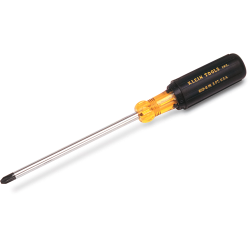 Phillips Screwdriver, #1, 6-3/4" L, Cushion Grip Handle Auto-Cam