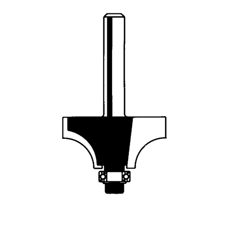 Router Bit - Beading Bit, 5/8" Dia., 1/4" Shank Auto-Cam