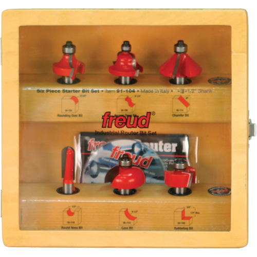 Starter Router Bit Set with 1/2" Shanks Auto-Cam