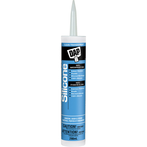 Silicone Sealant, 290 ml, Tube, Clear Auto-Cam