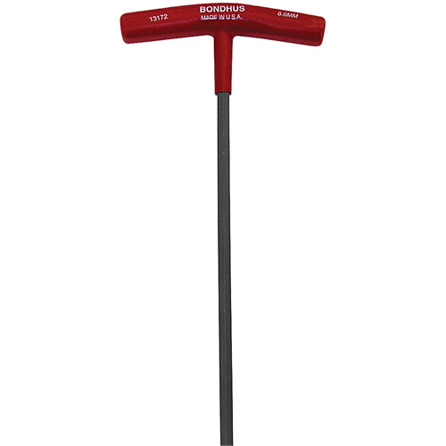 Cl&eacute; hexagonale individuelle m&eacute;trique, embout Hexagonale, 3 mm x 7,7" lo, Poign&eacute;e en T Auto-Cam