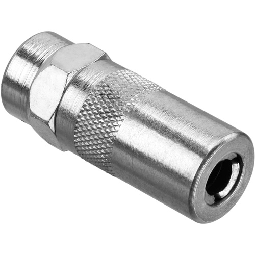 Heavy-Duty 1/8" NPT Grease Gun Coupler Auto-Cam