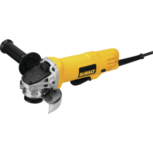 Paddle Switch Small Angle Grinder, 4-1/2", 120 V, 7.5 A, 12000 RPM Auto-Cam