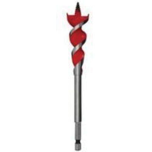 Speed Feed Wood Bit, 1/2", 6-1/2" Length, 1/4" Hex Shank Auto-Cam