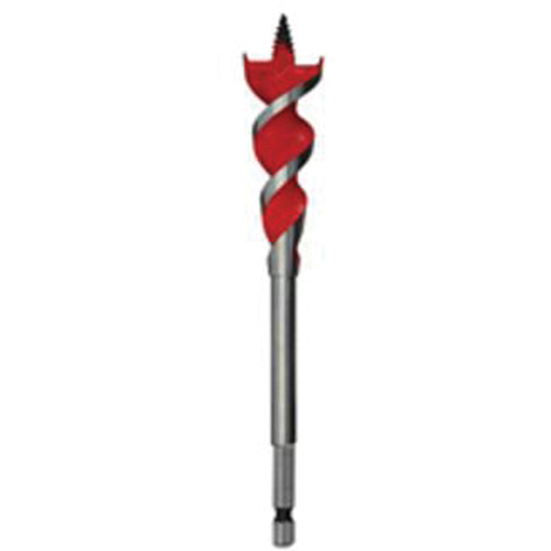 Speed Feed Wood Bit, 1", 6-1/2" Length, 1/4" Hex Shank Auto-Cam