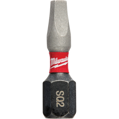 Shockwave Impact Insert Bit, Square, #2, 1/4" Drive Auto-Cam