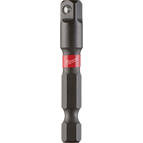 Shockwave Impact Driver Socket Adapter, 1/4" Drive Size, 1/4" Male Size, Ball, 1-7/8" L Auto-Cam