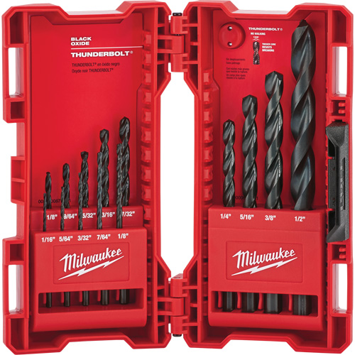 Thunderbolt&reg; Drill Bit Set, 14 Pieces, Steel Auto-Cam