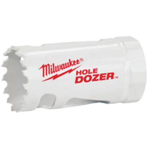 Hole Dozer Hole Saw with Arbor, 1-1/8", 1-5/8" Depth of Cut, Bi-Metal Auto-Cam