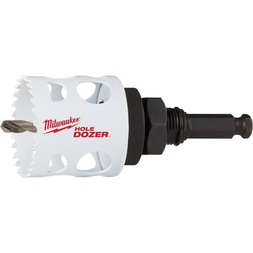 Hole Dozer Hole Saw with Arbor, 2", 1-5/8" Depth of Cut, Bi-Metal Auto-Cam