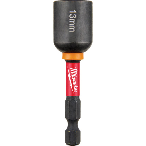 Tourne-&eacute;crou Shockwave Impact Duty, Embout 1/4", Prise 13 mm, 2-9/16" lo, Magn&eacute;tique Auto-Cam