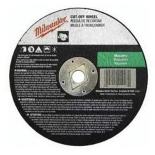 Reinforced Cut-Off Wheels, 7" x 1/8", 5/8" Arbor, Type 1, Silicon Carbide, 8730 RPM Auto-Cam