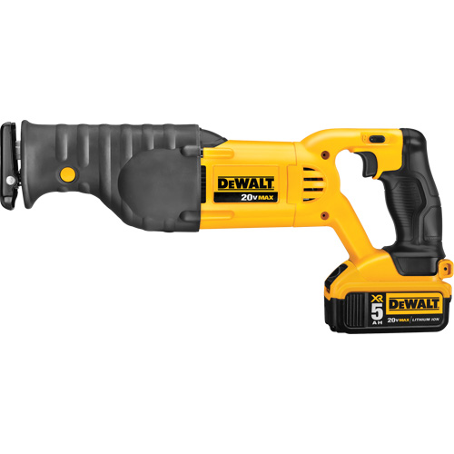 Max Reciprocating Saw Kit, 20 V, Lithium-Ion Battery, 0-3000 SPM Auto-Cam