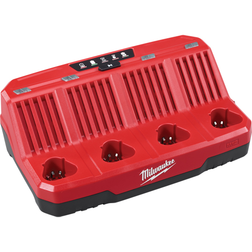 Chargeur s&eacute;quentiel avec quatre baies M12 , 12 V, Lithium-ion Auto-Cam