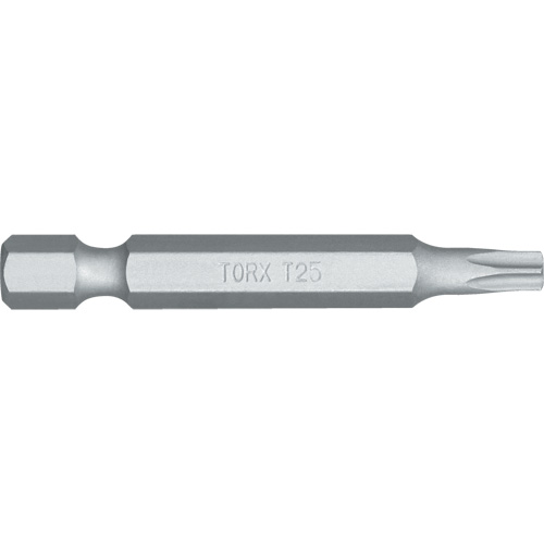 Embout de tournevis, Torx, Embout T-25, Prise 1/4", Longueur 4-4/5" Auto-Cam