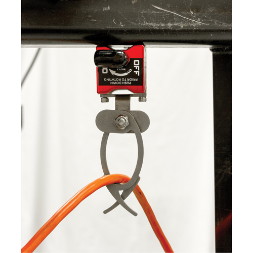 Crochets de suspension avec interrupteur, Longueur de 5-3/4", Diam&egrave;tre de 1-3/4", Capacit&eacute; de 35 lb Auto-Cam