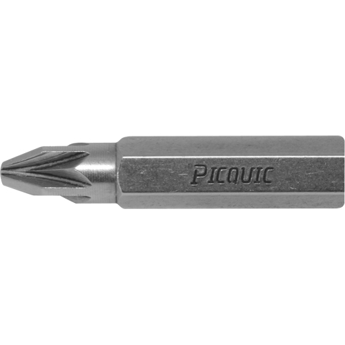 Embout de rechange pour tournevis multi embouts Stubby, Pozidriv, 0, Prise 1/4" Auto-Cam