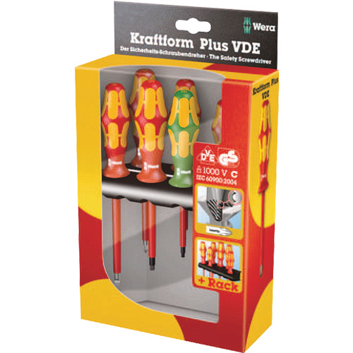 160 i / 168 i /6 VDE Insulated Screwdriver Set, 1000 V, 6 Pcs Auto-Cam