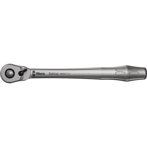 Zyklop Metal 1/2 Ratchet with Switch Lever , 1/2" Drive, Plain Handle Auto-Cam