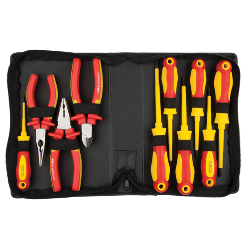 Ensemble d'outils isol&eacute;s, 1000 V, 10 Mcx Auto-Cam