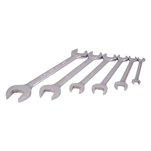 Wrench Set, Open-Ended, 6 Pieces, Imperial Auto-Cam