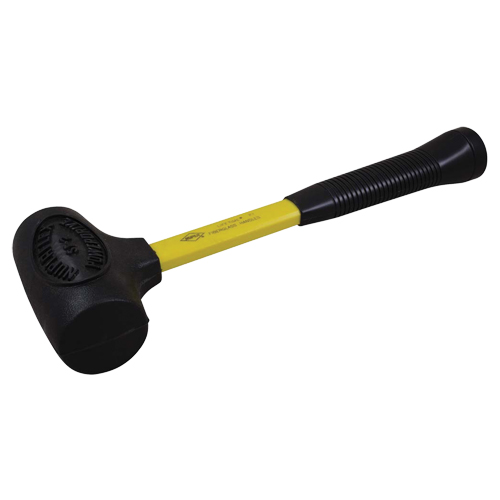 Soft Face Hammer, 32 oz., Textured Grip, 14" L Auto-Cam