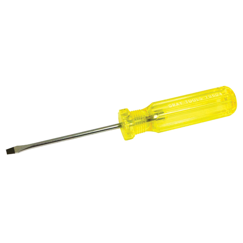 Tournevis &agrave; fente, 3/16", 8-1/4" lo, Prise Plastique Auto-Cam