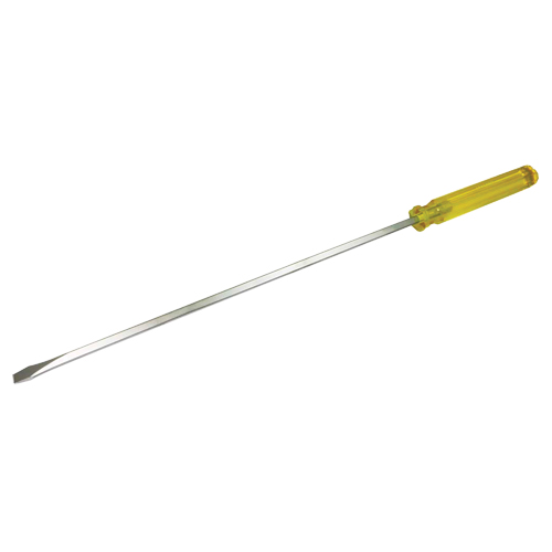 Slotted Screwdriver, 9/16", 27-1/4" L, Plastic Handle Auto-Cam