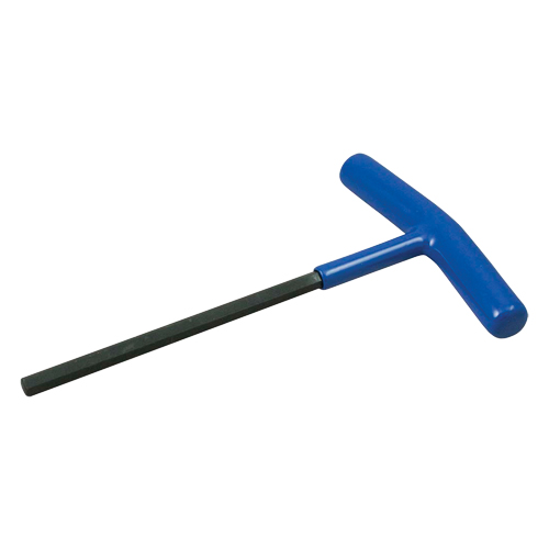 Hex Key, Hex End, 2.5 mm x 110 mm L, T Handle Auto-Cam