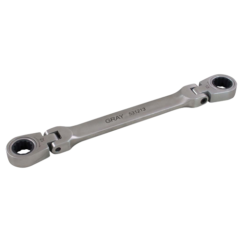 Double Box End Flex Head Ratcheting Wrench Auto-Cam