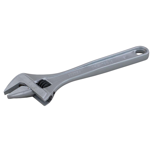 Adjustable Wrench, 6" L, 1" Max Width, Plain Auto-Cam