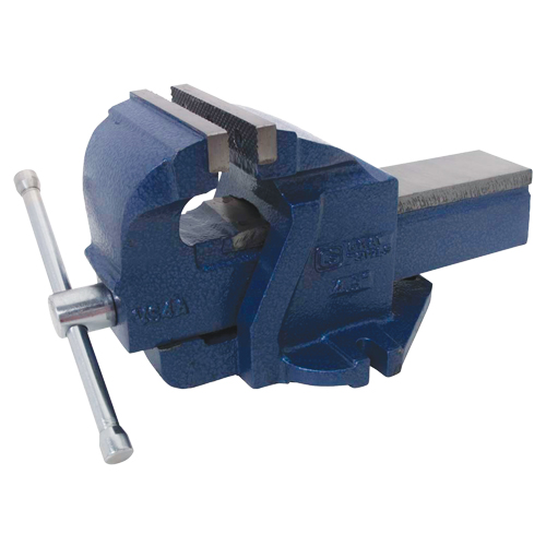 Ductile Iron Mechanics Bench Vise, 4-1/2" Jaw Width, 2-3/5" Throat Depth Auto-Cam